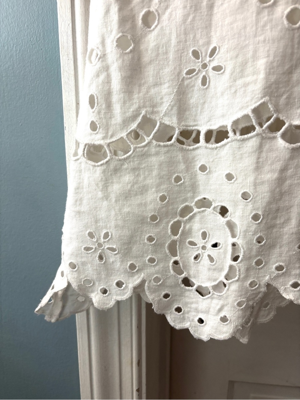 Madewell Eyelet Embroidered Maxi Skirt White Size 4 - Picture 6 of 14